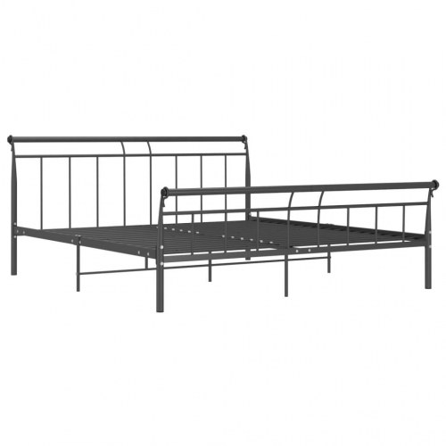 Sengestel 180x200 cm metal sort