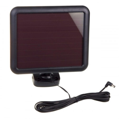 Solcellelampe MacLean MCE442 - Sort væglampe 6 W, IP44