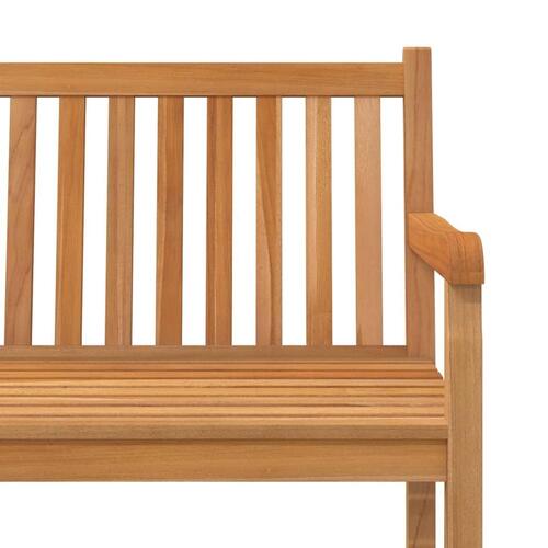 Havebænk 150 cm massivt teaktræ