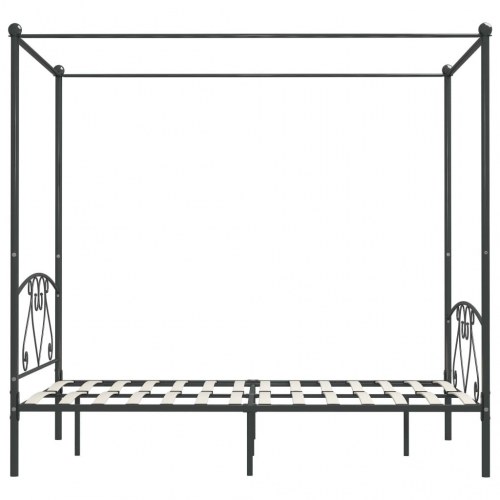Himmelseng - sengestel i metal 140 x 200 cm, grå
