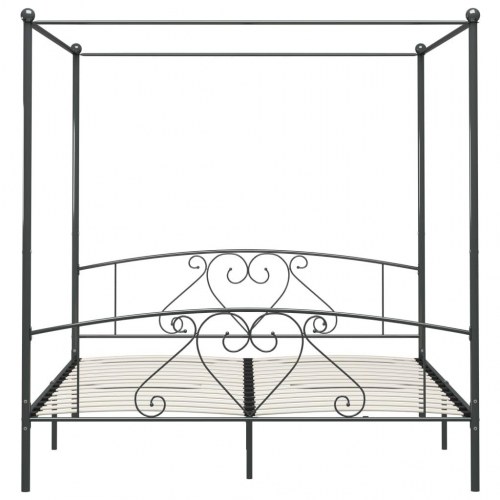 Himmelseng - sengestel i metal 180 × 200 cm, grå