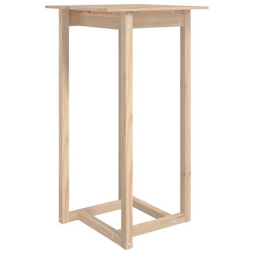 Barbord 60x60x110 cm massivt fyrretræ