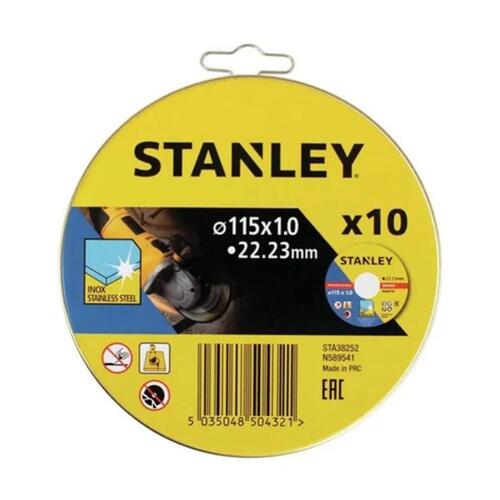 Stanley skæreskiver 115 x 1,0 x 22,23 mm - 10 stk.