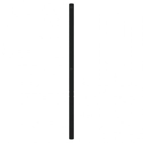 Sengegavl i metal 160 cm - sort, klassisk design