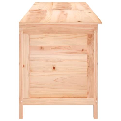 Opbevaringskasse til haven 198,5x50x56,5 cm massivt fyrretræ