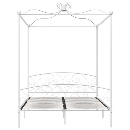 Himmelseng - sengestel i metal 180 x 200 cm, hvid