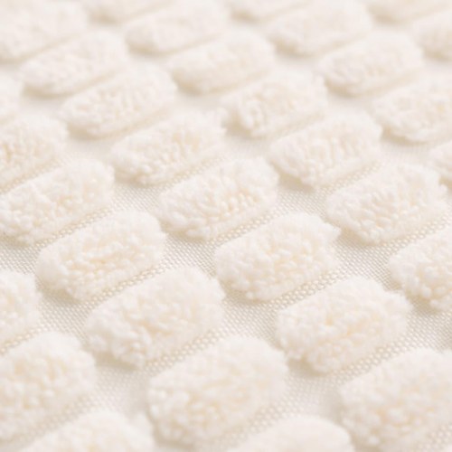 Pudesæt 2 stk. velour 45 x 45 cm råhvid