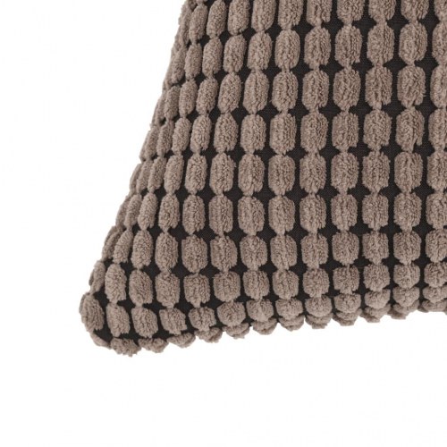 Pudesæt 2 stk. velour 45 x 45 cm brun