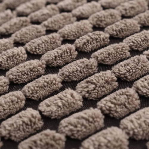 Pudesæt 2 stk. velour 45 x 45 cm brun