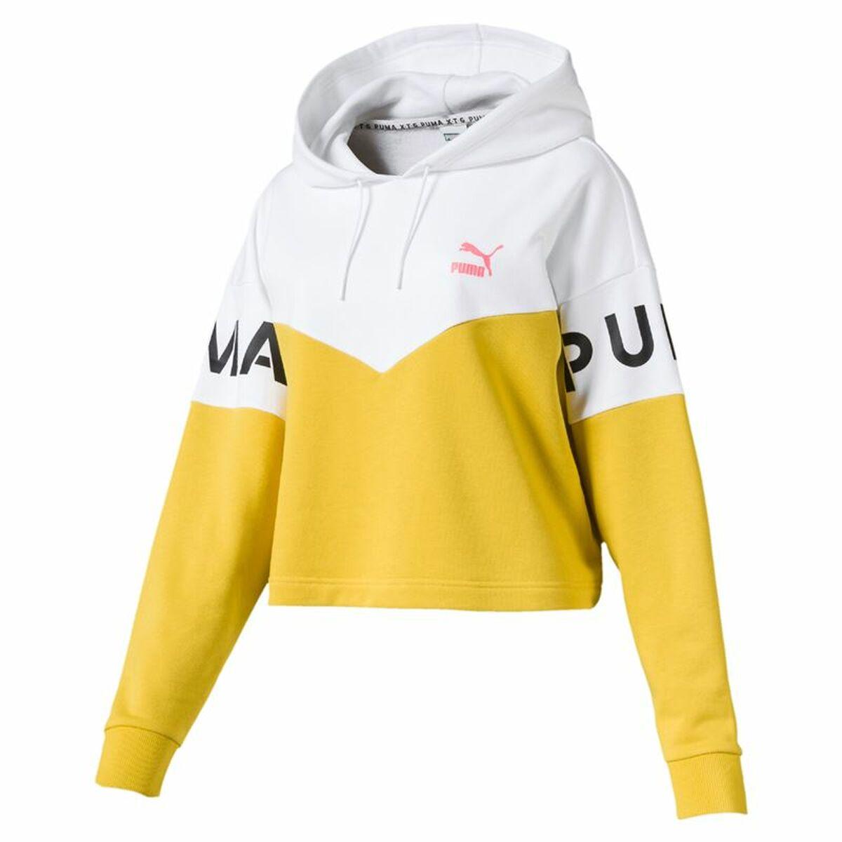 Hættetrøje til Kvinde Puma XTG Gul M