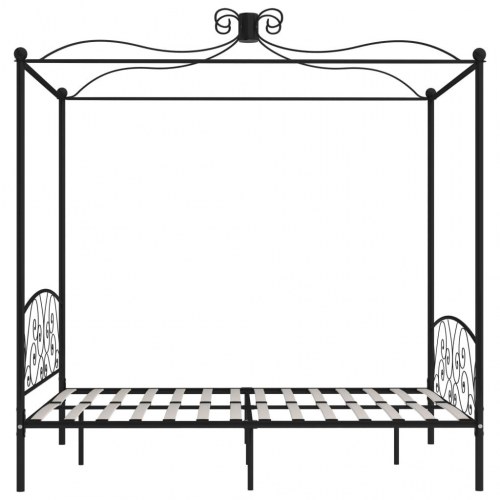 Himmelseng sengeramme 160 x 200 cm - metal, sort