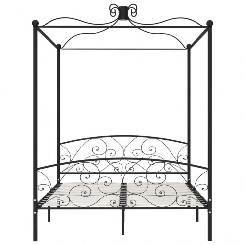 Sengestel til himmelseng 180 x 200 cm i sort metal