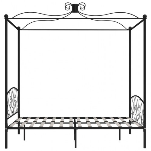 Sengestel til himmelseng 180 x 200 cm i sort metal