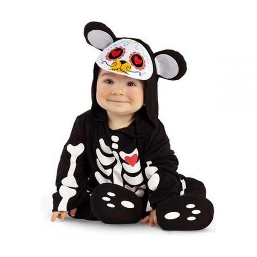 Babykostume - Día de los Muertos Bjørn (0-6 mdr.)