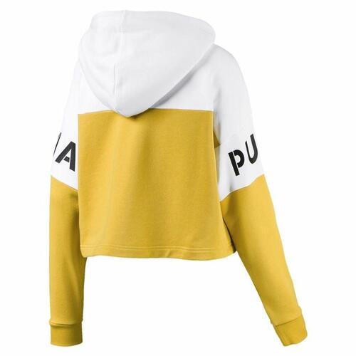 Hættetrøje til Kvinde Puma XTG Gul S