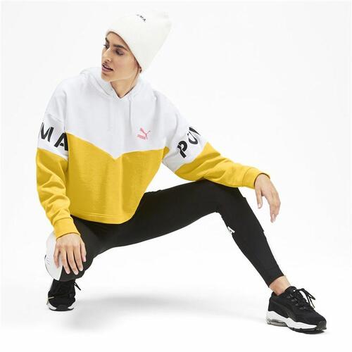 Hættetrøje til Kvinde Puma XTG Gul S