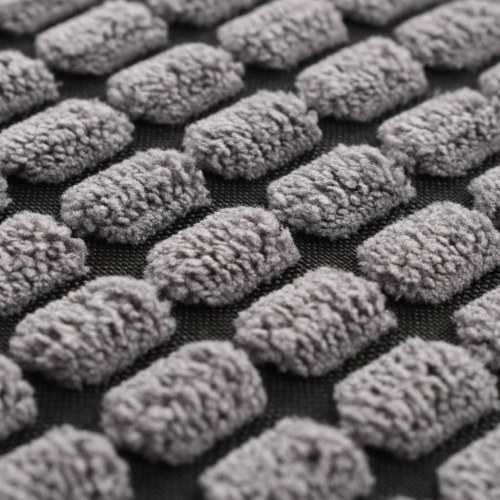 Pudesæt 2 stk. velour 60 x 60 cm grå