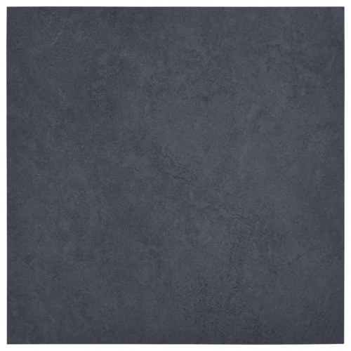 Selvklæbende gulvbrædder 20 stk. 1,86 m² PVC sort marmor