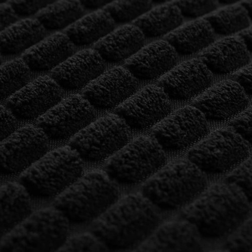 Pudesæt 2 stk. velour 45 x 45 cm sort