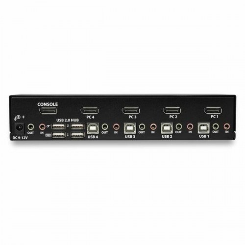 Startech KVM-kontakt SV431DPUA2 - 4-port DisplayPort/USB, 4K