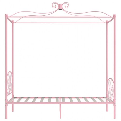 Himmelseng sengeramme 100 x 200 cm i metal - pink