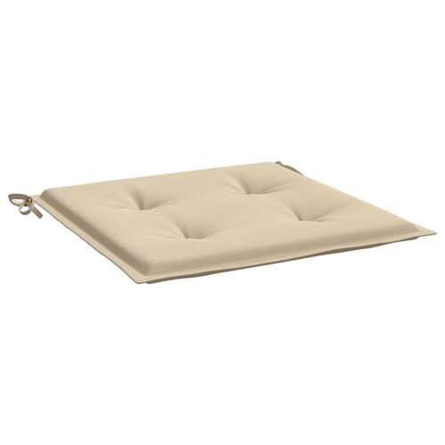 Hynder til havestol 4 stk. 50x50x4 cm oxfordstof beige