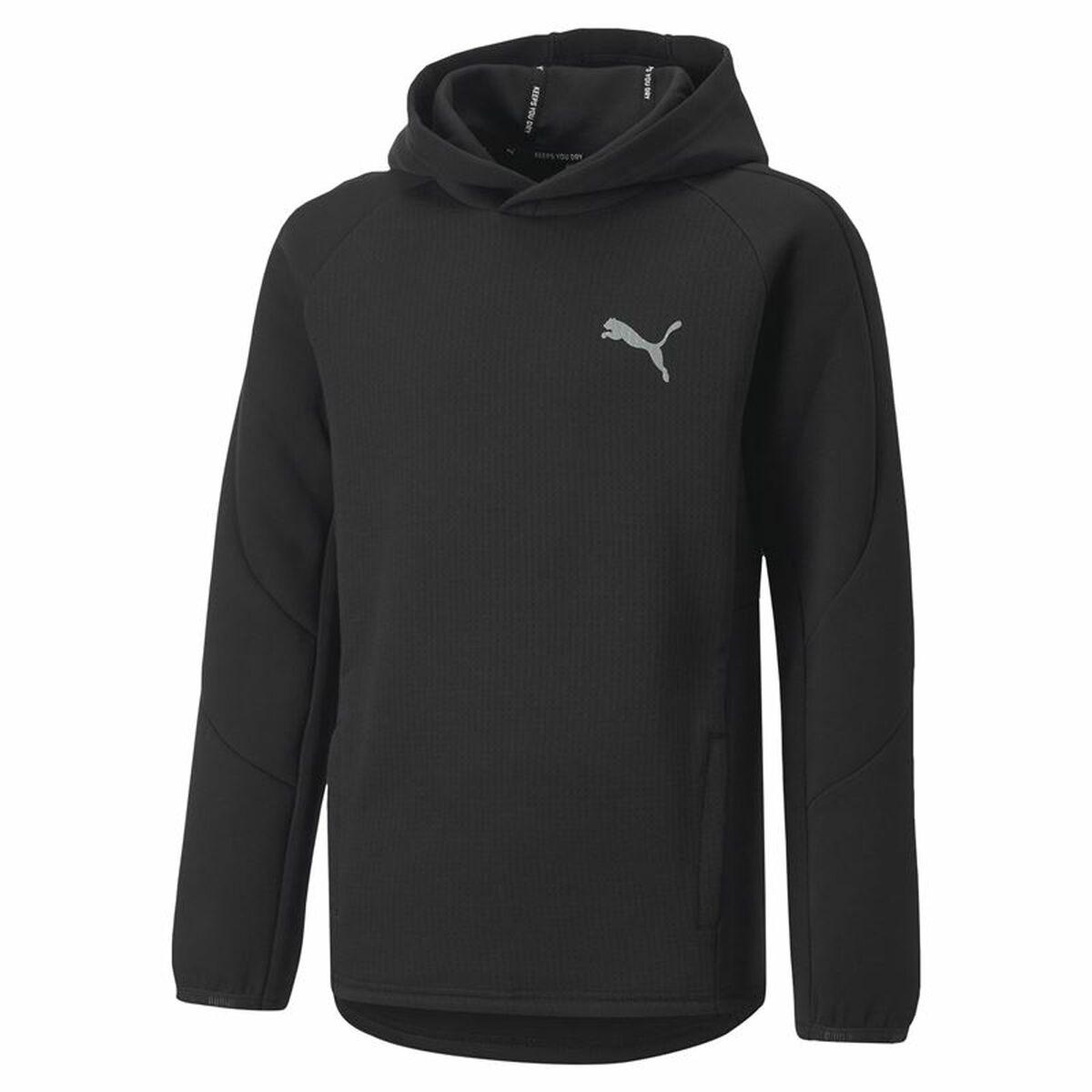Unisex Hættetrøje Puma Evostripe Youth Sort