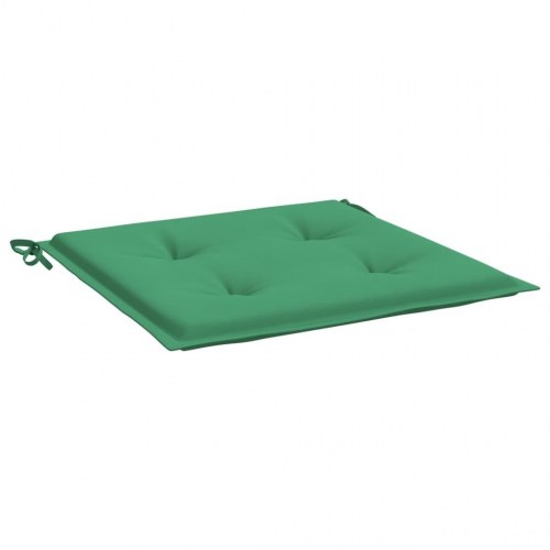 Hynder til havestol - 6 stk. 50×50×4 cm i oxfordstof, grøn