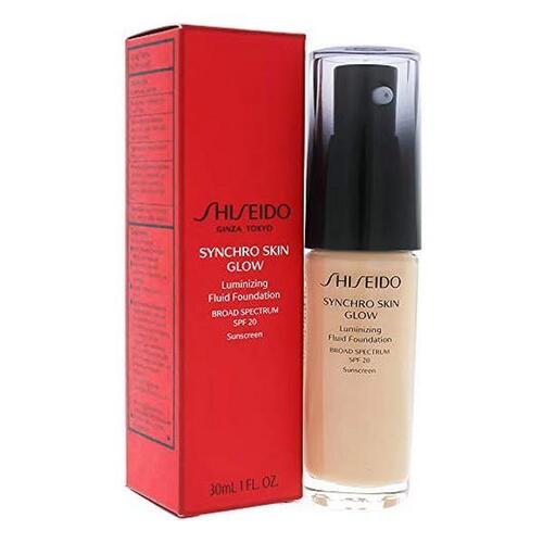 Flydende makeup foundation Skin Glow Shiseido SPF20 (30 ml) N4
