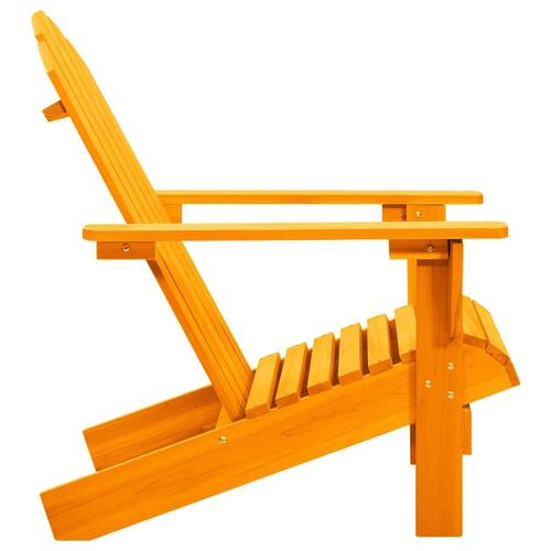 Adirondack-havestol massivt grantræ orange