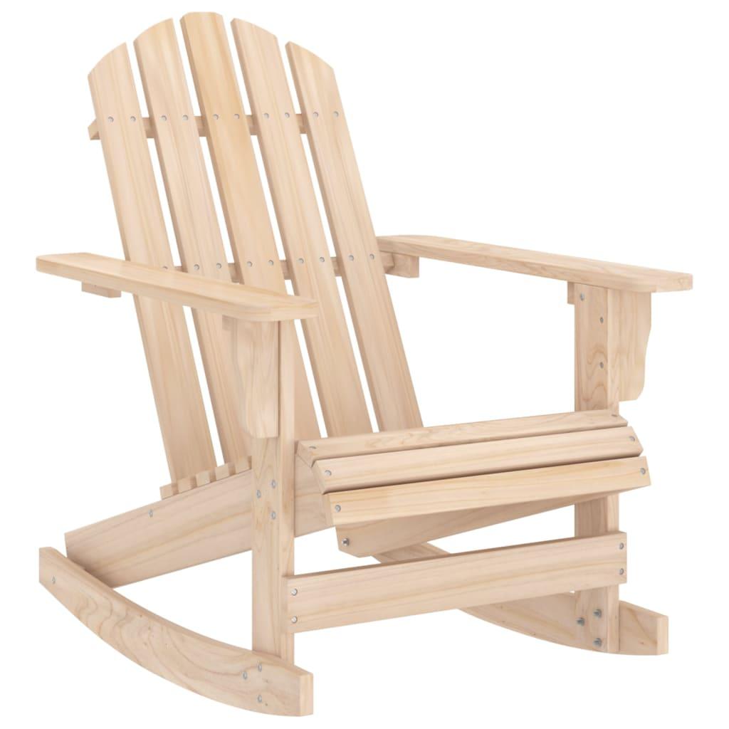 Adirondack-gyngestol massivt grantræ
