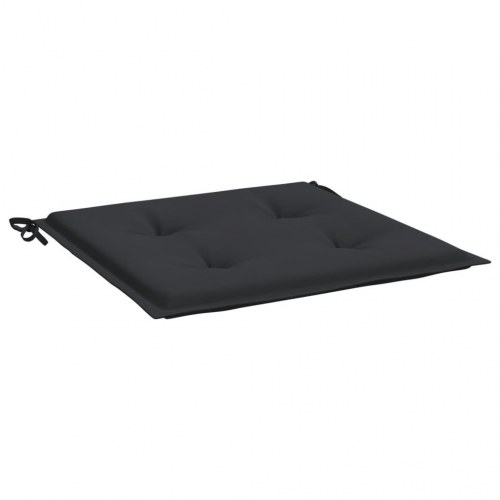 Hynder til havestol - 4 stk., 50×50×4 cm, oxfordstof, sort