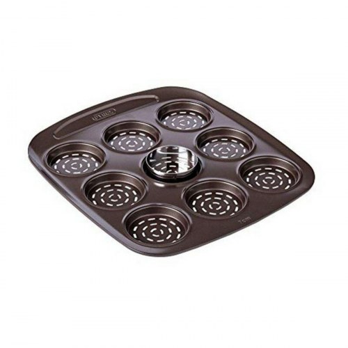 Pyrex Asimetria mini pizza-bageplade i metal - 9 rum, 16 × 16 cm