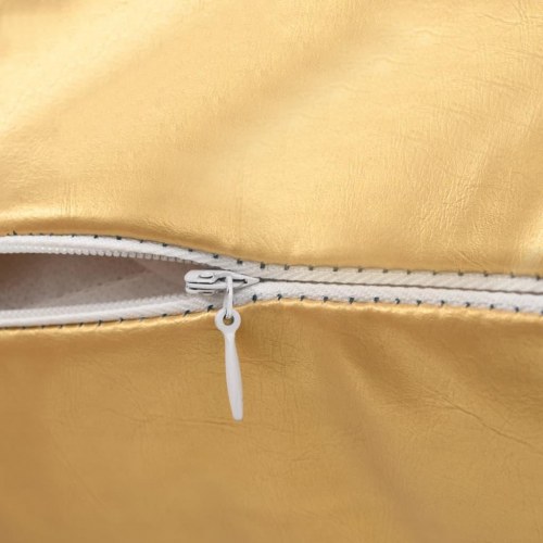 Pudesæt 2 stk. PU 40 x 60 cm guldfarvet