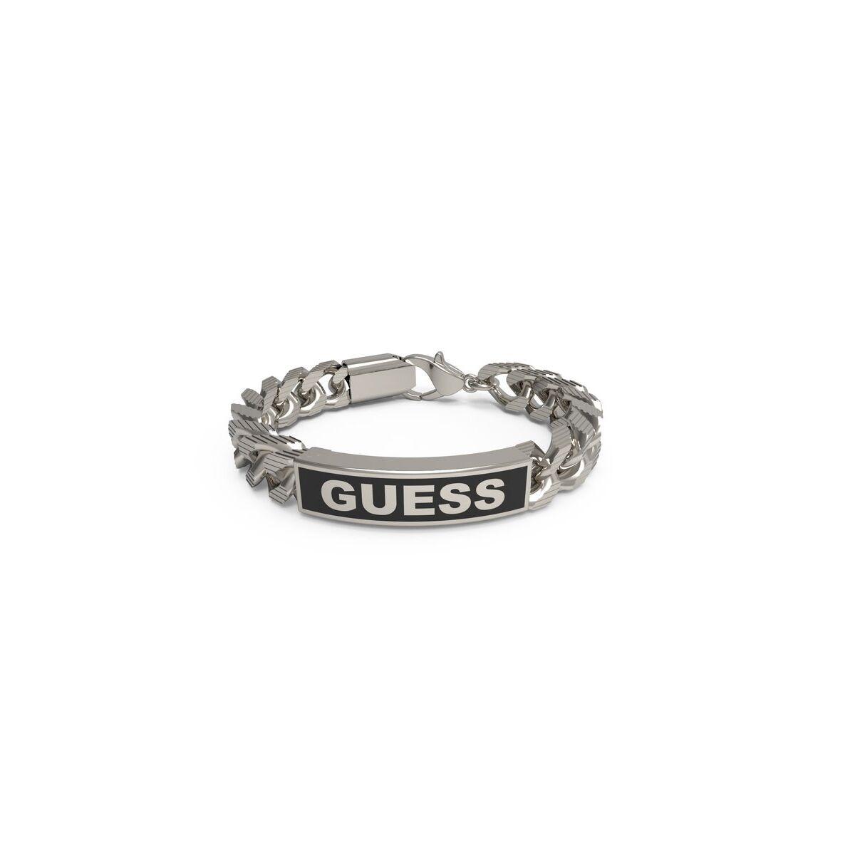 Guess JUXB03002JWSTBKS armbånd til mænd - rustfrit stål, grå, 25 cm