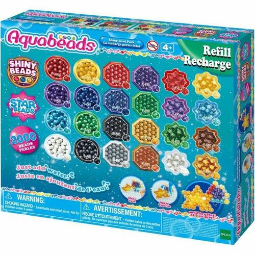 Håndværksspil Aquabeads Pearls sticking with water