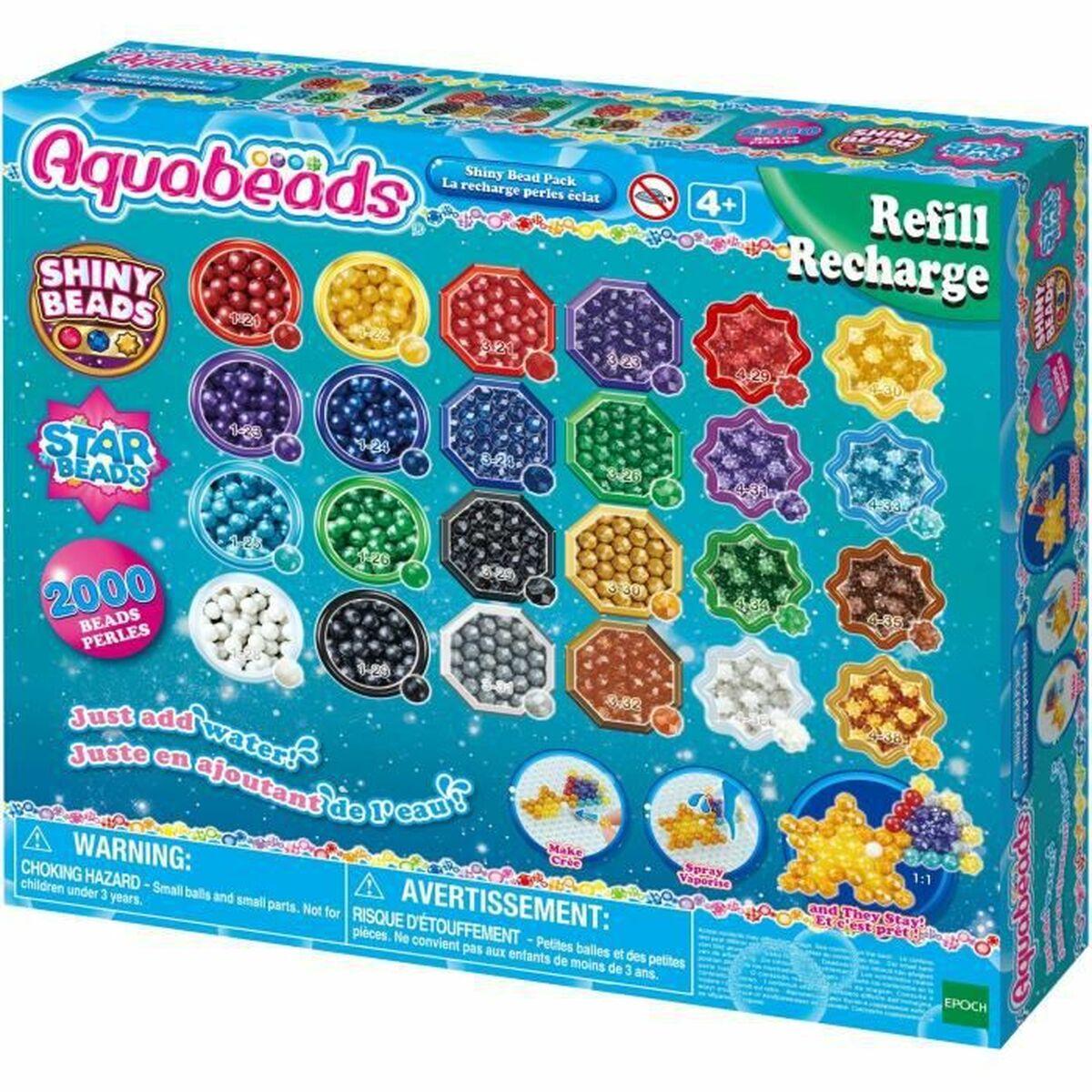 Håndværksspil Aquabeads Pearls sticking with water