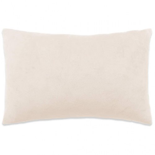 Pudesæt 2 stk. 40x60 cm stof råhvid