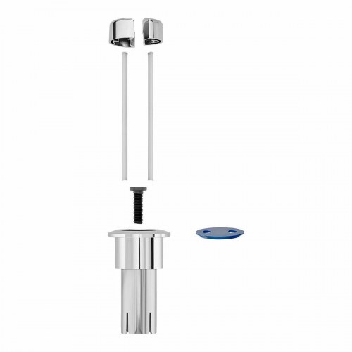 Toilet cisterne-del Roca D1D - cisterne unloader, længde, dobbelt, sølvfarvet