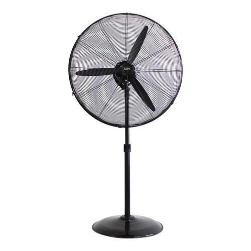 Fritstående ventilator EDM industriel Sort 180 W