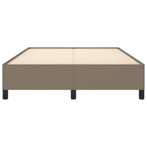 Sengeramme uden madras 140x190 cm - stof, gråbrun