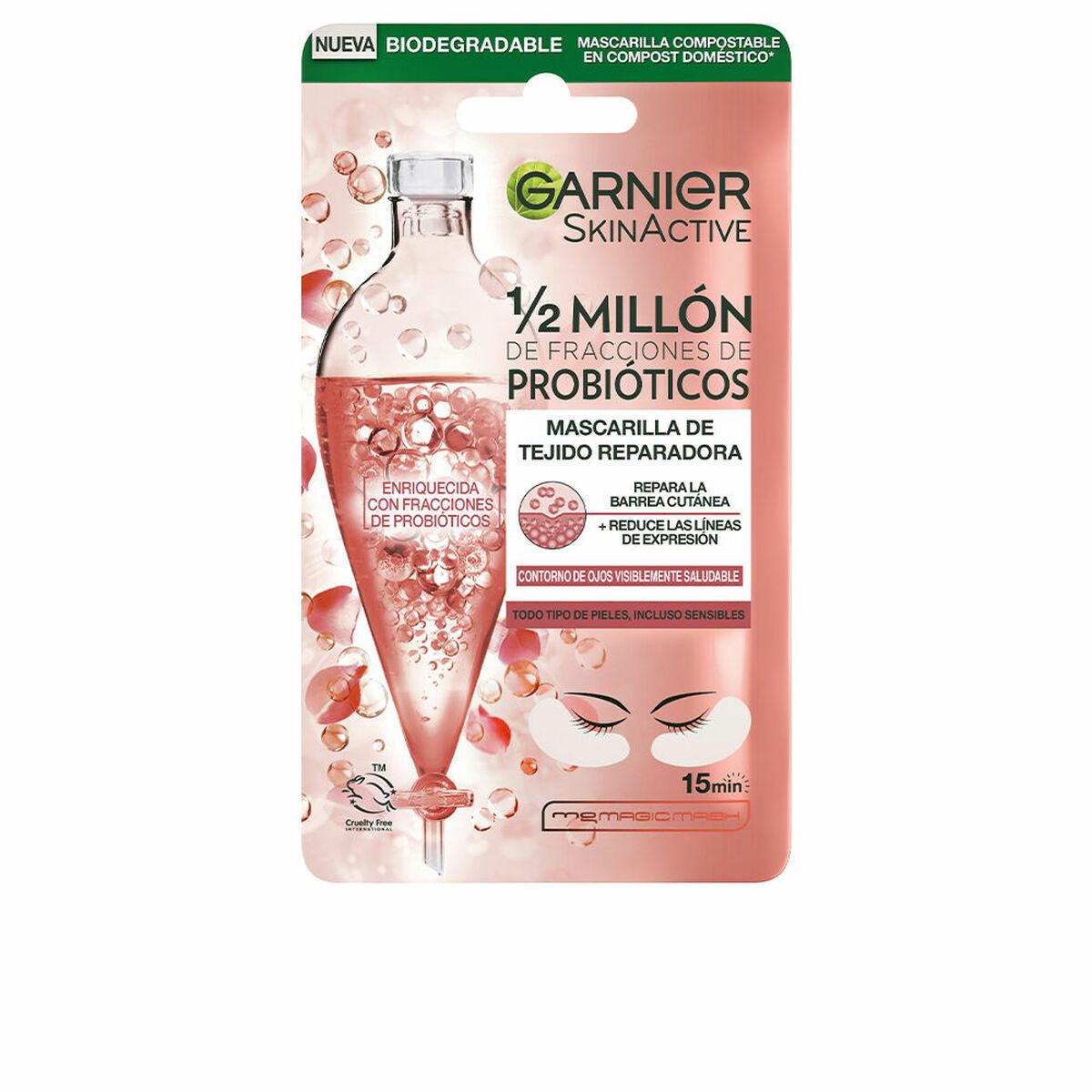 Ansigtsmaske Garnier SkinActive med probiotika - reparerende (1 stk)