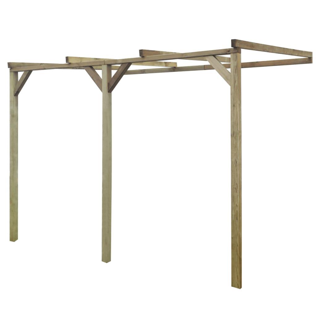 Pergola lænende træ 2 x 3 x 2,2 m