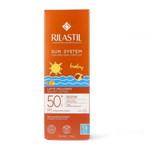 Solcreme til børn SPF 50+ Rilastil Sun System Baby 200 ml