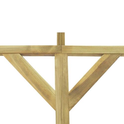 Pergola lænende træ 2 x 3 x 2,2 m