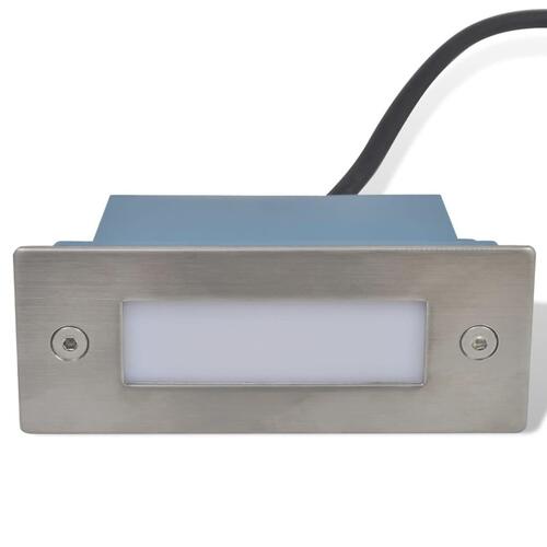 Forsænket LED-trappelys 2 stk. 44x111x56 mm