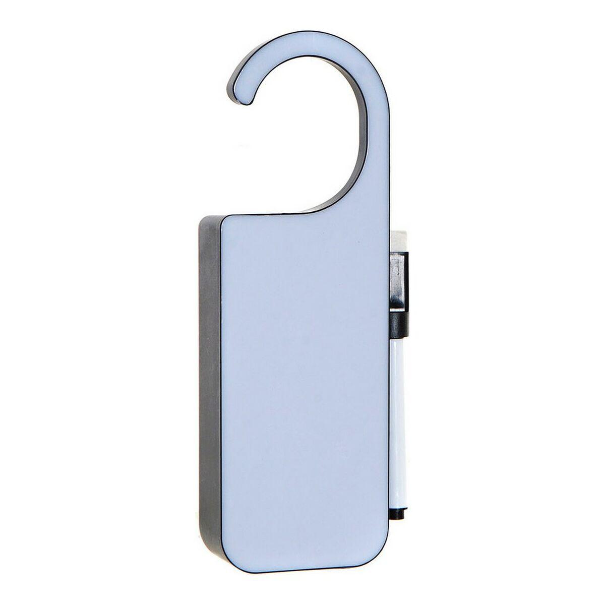 Dørophæng med LED-lys - hvid, 7 × 3 × 21 cm