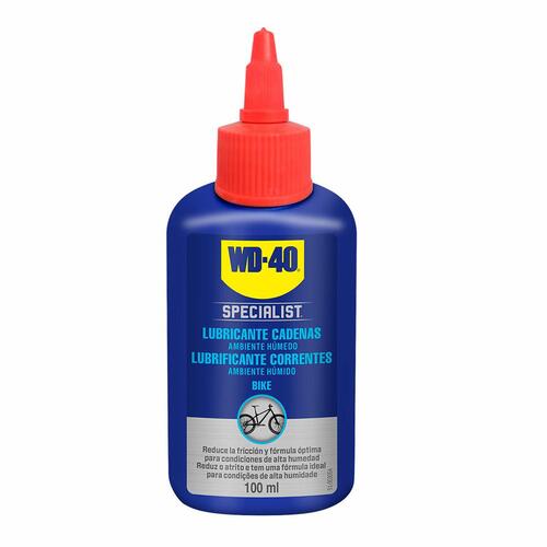 WD-40 kædesmøremiddel til cykel - Fugtigt føre, 100 ml