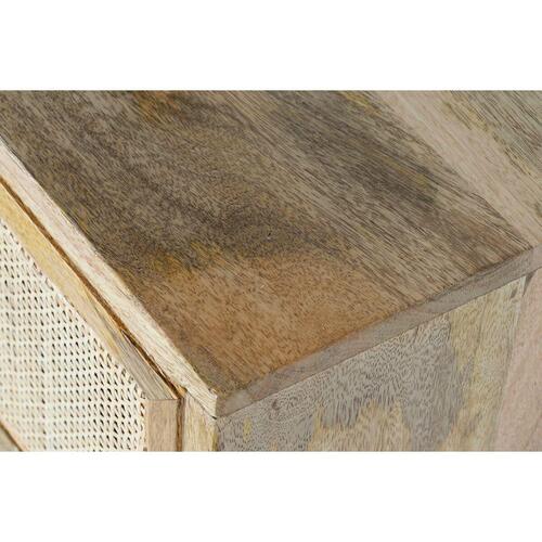 Skrivebord Natur Sort (130 x 50 x 76 cm)