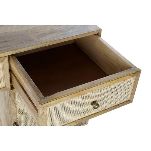 Skrivebord Natur Sort (130 x 50 x 76 cm)